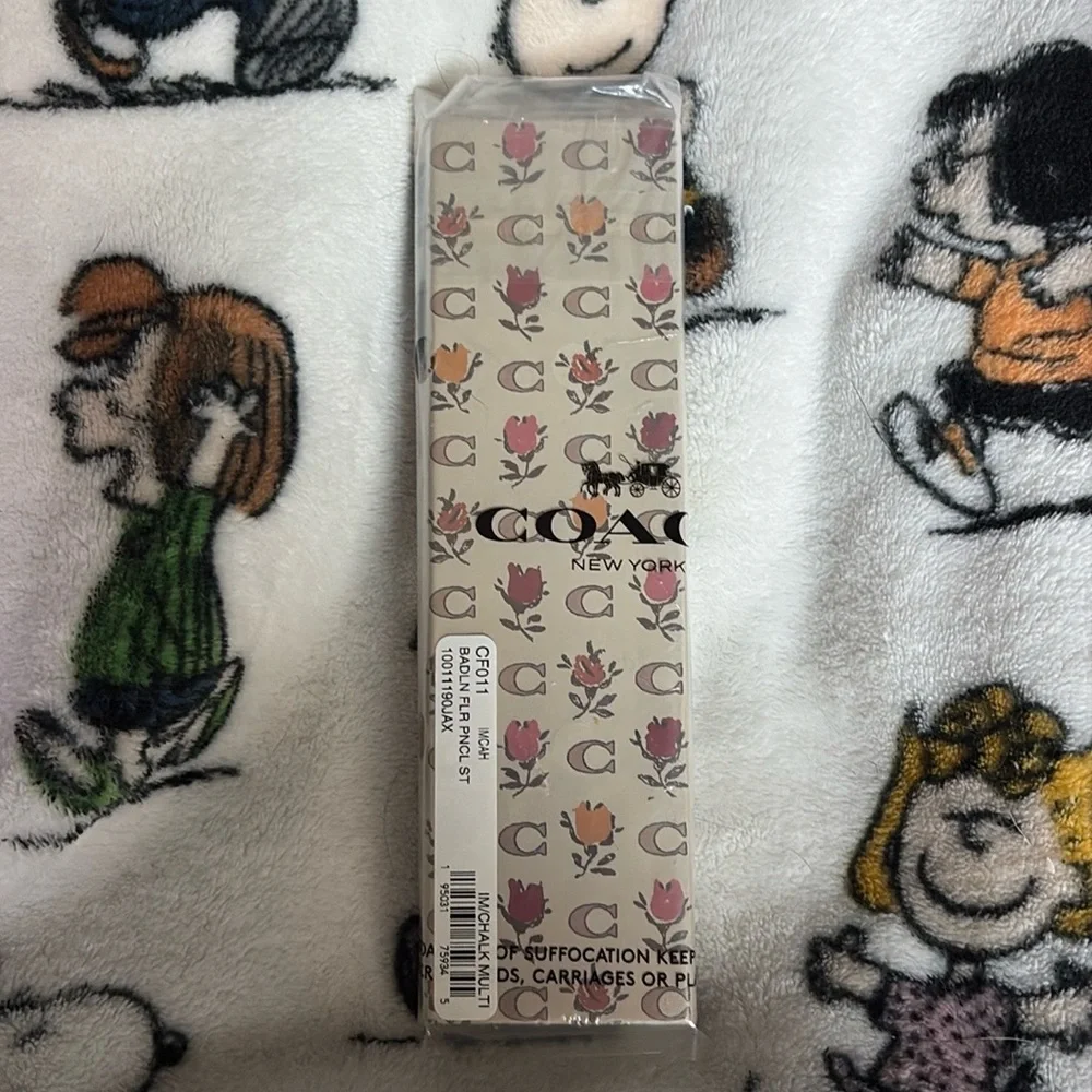 🐶✏️🐶 Coach X Peanuts Pencil Case  🐶✏️🐶 NWT 🐶✏️🐶